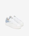 Nero Giardini sneakers donna in pelle e camoscio bianco E615300D707