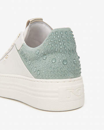 Nero Giardini sneakers donna pelle camoscio col. osso E615300D713