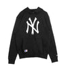 NEW ERA Felpa Cappuccio Uomo Mlb Team Logo Hoody Neyyan Black/white da uomo