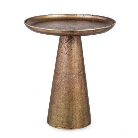 Tavolino "Kulvir" struttura in alluminio per interni