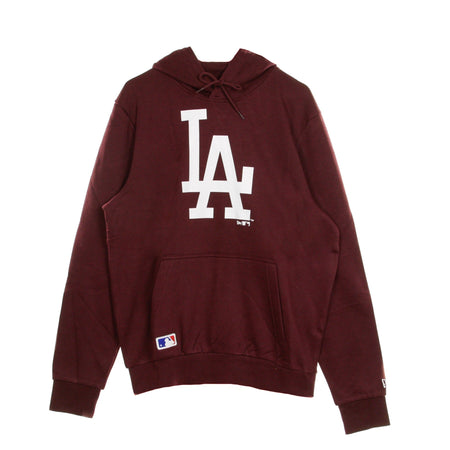 NEW ERA Felpa Cappuccio Uomo Mlb Seasonal Team Logo Hoody Losdod Burgundy/white da uomo