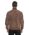 Polo Uomo - Bomber Cuoio in vera pelle camoscio