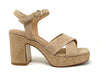 Janet & Janet sandali donna in camoscio beige J 650