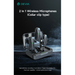 Doppio Microfono Wireless Con Connessione Lightning Apple