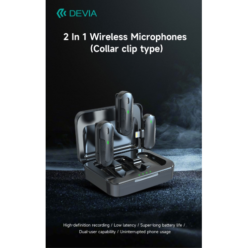 Devia Per Apple Doppio Microfono Wireless Con Connessione TipO-C