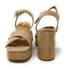 Janet & Janet sandali donna in camoscio beige J 650