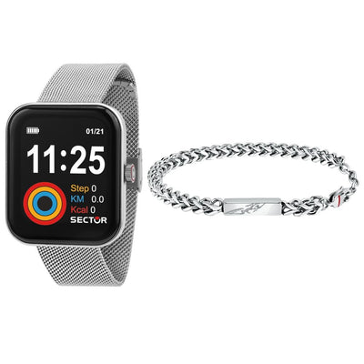 Smartwatch SECTOR S-03 multi funzione acciaio / special con bracciale