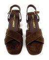 Janet & Janet sandali donna in camoscio darkbrown J 650