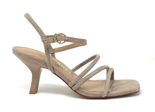 Janet & Janet sandali donna in camoscio beige J 780