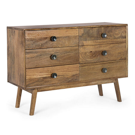 Cassettiera "Sylvester" per interno, con 6 Cassetti, 124 x 50 x 70 cm