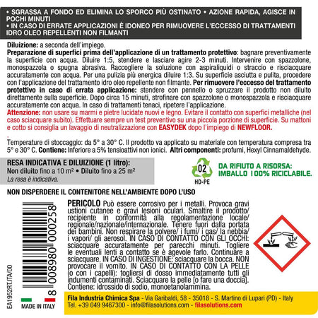 Fila Newfloor – Detergente ripristino superfici – 1 litro