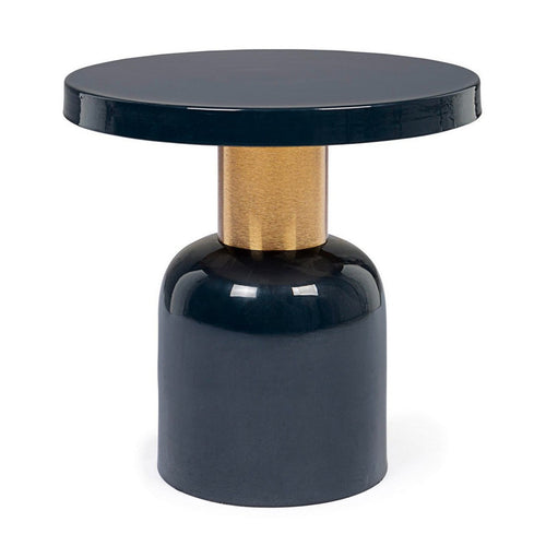 Tavolino Nalima struttura in acciaio con finitura a smalto per interni