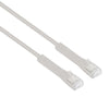 Cavo di rete Patch in Rame Cat. 6A F/FTP Pieghevole FlexiBoot Slim Grigio 1,5 m