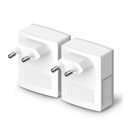 TP-LINK Powerline KIT AV600- 300Mbps- 1 10/100Mbps Port- 600Mbps Ultra Compact Size- HomePlug AV- Green Powerline- Plu