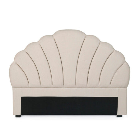 Testiera per letto "Azar" color naturale, struttura in legno, da 169 x 7 x 124 cm