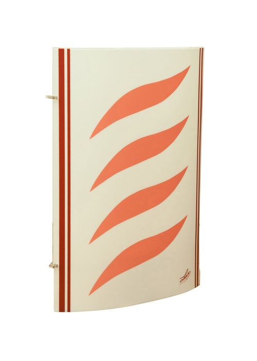 Biscottini Lampada da Tavolo Biscottini Policarbonato Decorato Design Moderno E27 23x13x37