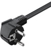 Multipresa 4 Posti da Rack 10'' Spina Schuko Angolata 1U Installazione Anteriore