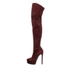Casadei Stivali Bordeaux da donna