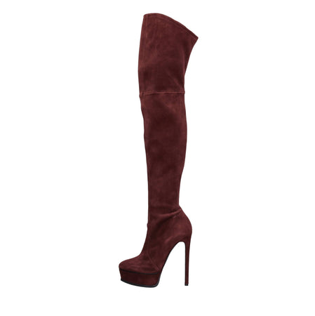 Casadei Stivali Bordeaux da donna