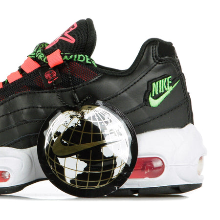 Nike Scarpa Bassa Donna W Air Max 95 Se Worldwide Black/green Strike/flash Crimson/white da donna