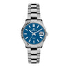 Orologio LORENZ donna Ginevra datario acciaio / blu