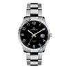 Orologio LORENZ uomo Ginevra datario acciaio / nero
