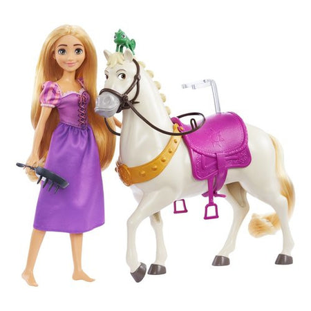 Set bambola Hasbro HLW23 DISNEY PRINCESS Rapunzel & Maximus Assortito