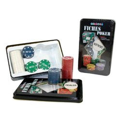 Set fiches Due Esse Poker scatola metallo