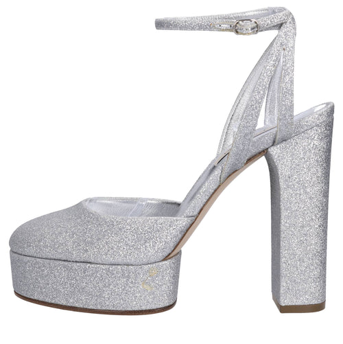 Casadei Scarpe con Tacco Argento da donna