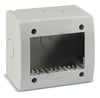 Contenitore Autoportante IP40 S44 per Minicanali 3 Moduli Bianco