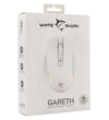 Mouse Ottico Gaming LED RGB con Cavo USB 6400 dpi Bianco, GARETH