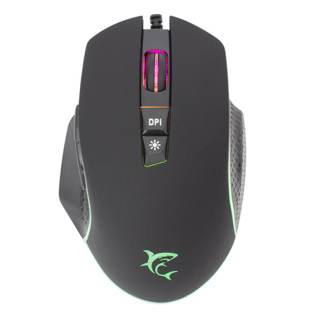 Mouse Ottico Gaming LED RGB con Cavo USB 6400 dpi Nero, GARETH