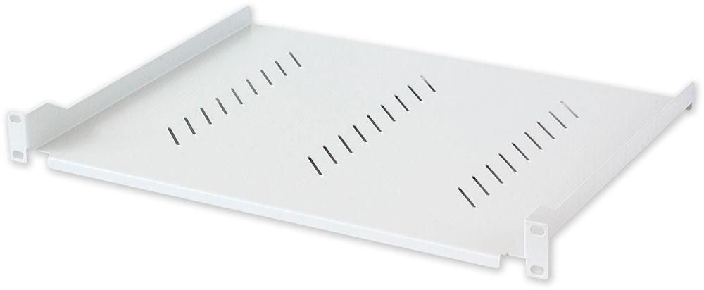 Mensola per Rack 19'' 350 mm 1U Grigia 2 punti