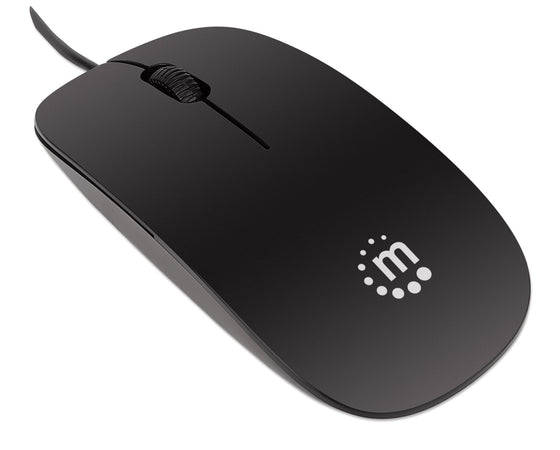 Mini Mouse Ottico USB Silhouette Cavo 1,2m Nero