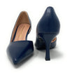 Francesco Milano décolleté in pelle blu navy A08-12A