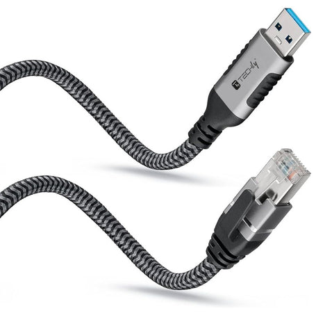 Cavo USB 3.0 Tipo A Maschio a Ethernet RJ45 Maschio 1m