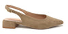 Francesco Milano sling back in camoscio firenza taupe E08-01C