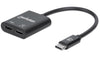 Adattatore Audio USB-C&trade Maschio 2x USB-C&trade Femmina