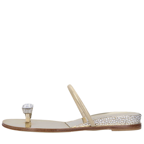 Casadei Sandali Oro da donna