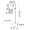 Lampada da terra per esterni Flos Belvedere spot F2