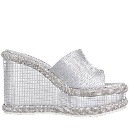 Casadei Scarpe con Tacco Argento da donna