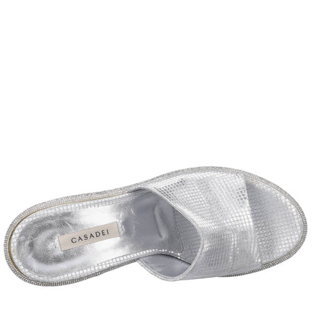 Casadei Scarpe con Tacco Argento da donna