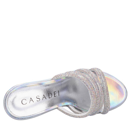 Casadei Scarpe con Tacco Argento da donna