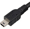 Cavo USB 2.0 ad Y 2xA maschio/mini B maschio 0,6 m