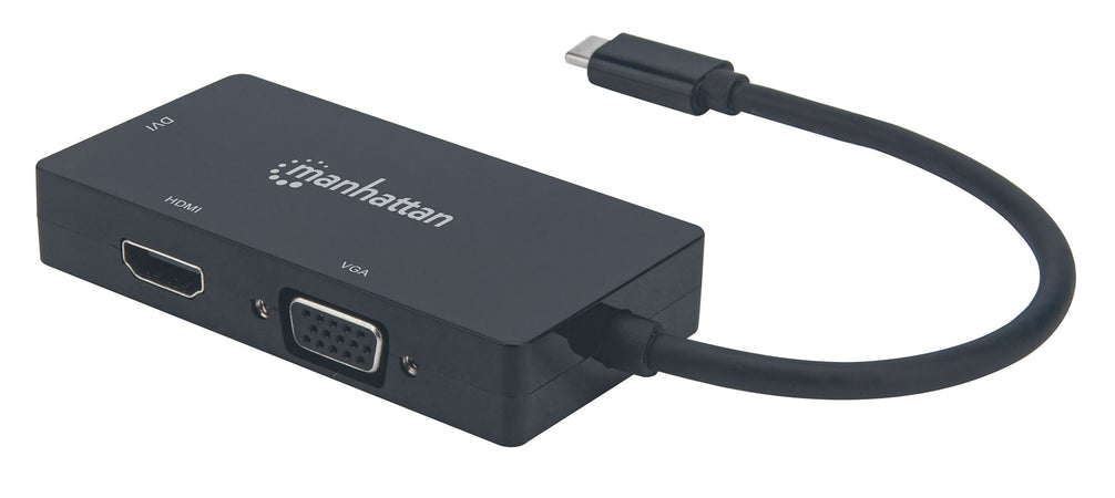 Convertitore Audio Video USB-C&trade 3-in-1 Multiporta HDMI DVI VGA