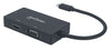 Convertitore Audio Video USB-C&trade 3-in-1 Multiporta HDMI DVI VGA