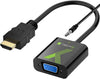 Cavo Convertitore Adattatore da HDMI&trade a VGA 1920x1200 con Audio 3.5''