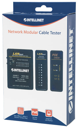 Tester Professionale POE RJ45 e BNC