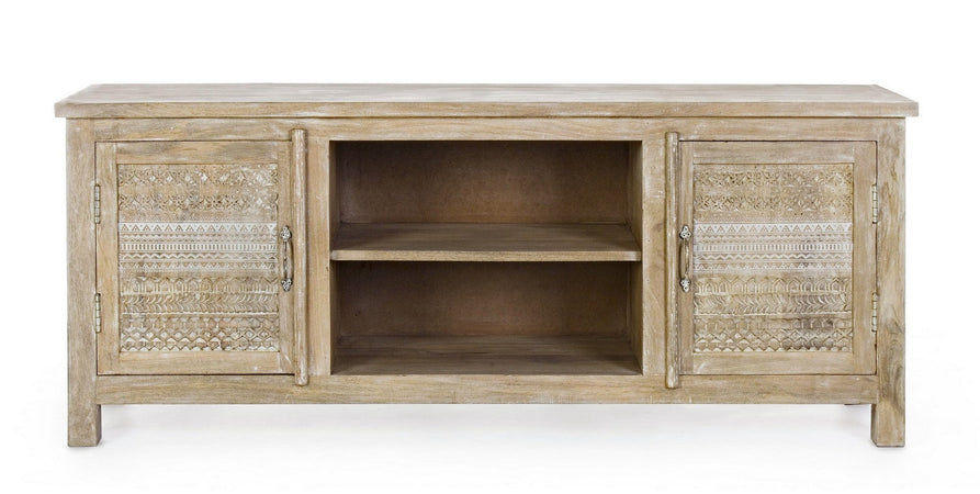 Mobile porta TV "Mayra" in legno di mango per interno 150 x 40 x h 60 cm