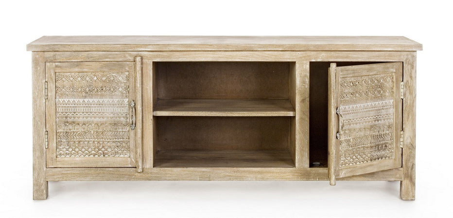 Mobile porta TV "Mayra" in legno di mango per interno 150 x 40 x h 60 cm